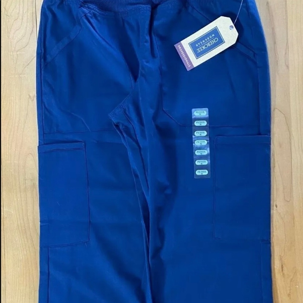 CHEROKEE Workwear Professional Modern Classic Petite - Navy  SZ S NWT